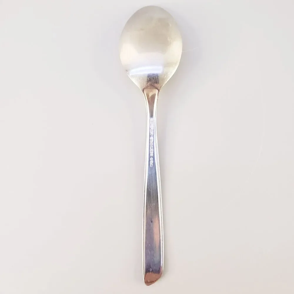 Superior Night Sky Teaspoon Replacement Atomic Star Burst Stainless USA VTG